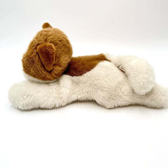 SKM Cat Plush Orange White Kitten Pink Nose Yellow Eyes Floppy Stuffed Vintage - Picture 4 of 9